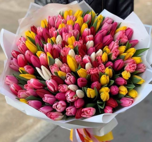 tulip flowers bouquet